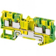 Schneider Automation NSYTRP44PE  Push-in terminal, Ground, 4pts, 4mm?  EAN: 3606480533341   Op bestelling, geen terugname