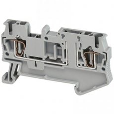 Schneider Automation NSYTRR22TB  Spring terminal BasicDisc,2pts 4mm? grey  EAN: 3606480532955   Op bestelling, geen terugname