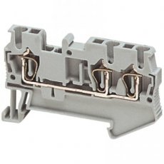 Schneider Automation NSYTRR23  Spring terminal, 3pts, 2,5mm? grey  EAN: 3606480532542   Op bestelling, geen terugname