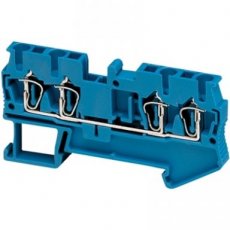 Schneider Automation NSYTRR24BL  Spring terminal, 4pts, 2,5mm? blue  EAN: 3606480532597   Op bestelling, geen terugname