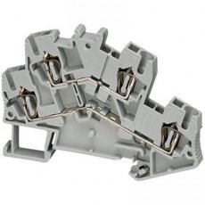 Schneider Automation NSYTRR24D  Spring terminal 2 level,4pts, 2,5mm?grey  EAN: 3606480532627   Op bestelling, geen terugname