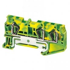 Schneider Automation NSYTRR43PE  Spring terminal, Ground,3pts, 4mm?  EAN: 3606480532733   Op bestelling, geen terugname