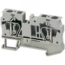 Schneider Automation NSYTRR62  Spring terminal, 2pts, 6mm?, grey  EAN: 3606480532801   Op bestelling, geen terugname