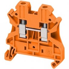 Schneider Automation NSYTRV42AR  Screw terminal, 2pts, 4mm? orange  EAN: 3606480531934   Op bestelling, geen terugname