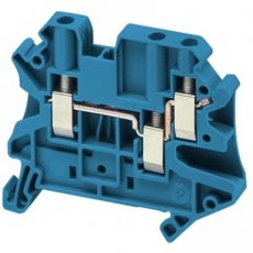 Schneider Automation NSYTRV43BL  Screw terminal, 3pts, 4mm? blue  EAN: 3606480531989   Op bestelling, geen terugname