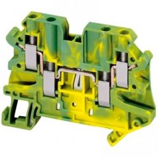 Schneider Automation NSYTRV44PE  Screw terminal, Ground, 4pts, 4mm?  EAN: 3606480532023   Op bestelling, geen terugname