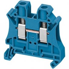 Schneider Automation NSYTRV62BL  Screw terminal, 2pts, 6mm? blue  EAN: 3606480532078   Op bestelling, geen terugname