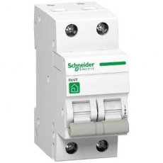 Schneider Residential R9S64240  RESI9 SCHEIDER-SCHAKELAAR 2P 40A  EAN: 3606480517891   Op bestelling, geen terugname