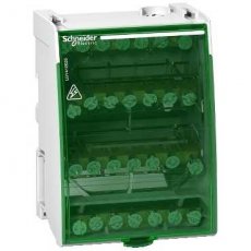 Schneider Distribution LGY410028  VERDEELBLOK 4P 100A 4x7 AANSLUITINGEN  EAN: 3606480542084