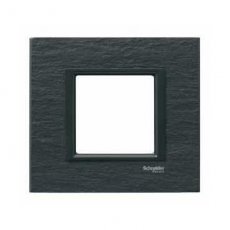 Schneider Residential MGU680027Z1  ENKELVOUDIGE PLAAT CLASS STONE SLATE  EAN: 8420375166941   Op bestelling, geen terugname