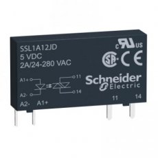 Schneider Automation SSL1A12JDR  1 PHASE SSR 280VAC 2A 12VDC RANDOM  EAN: 3606480579714   Op bestelling, geen terugname