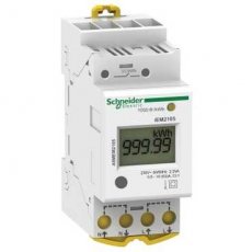 Schneider Distribution A9MEM2105  iEM2105 1F KWH meter 63A puls  EAN: 3606480835230   Op bestelling, geen terugname