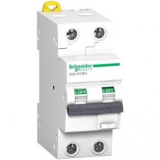 Schneider Distribution A9D54210  IC60 VIGI 2P 10A 300MA 10KA  EAN: 3606481194251   Op bestelling, geen terugname