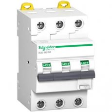 Schneider Distribution A9D67310  Acti9 IC60 RCBO 3P 10A 30 C 6kAmA A  EAN: 3606481157980   Op bestelling, geen terugname