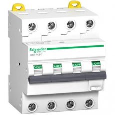 Schneider Distribution A9D77413  Acti9 IC60 RCBO 4P 13A 30 C 6kAmA SI  EAN: 3606481157874   Op bestelling, geen terugname