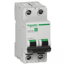 Schneider Distribution M9C01201  MULTI9 C60CTRL 2P 1A C 100KA IEC  EAN: 3606480631405   Op bestelling, geen terugname