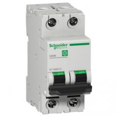 Schneider Distribution M9F10201  MULTI9 C60N 2P 1A B 10KA  EAN: 3606480921032   Op bestelling, geen terugname