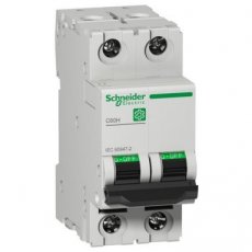 Schneider Distribution M9F13201  MULTI9 C60H  2P 1A B 15KA  EAN: 3606480929472   Op bestelling, geen terugname