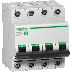 Schneider Distribution M9F21402  M9 C60SP 4PB 2A 10KA 480Y/277V UL1077  EAN: 3606481168108   Op bestelling, geen terugname