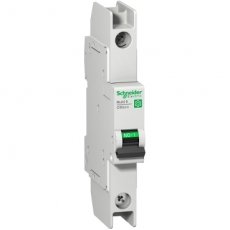 Sch M9F52101 Schneider Distribution M9F52101  MULTI9 C60BPR 1P C 1A 10KA  UL489  EAN: 3606481170842   Op bestelling, geen terugname