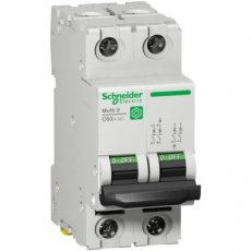 Schneider Distribution M9U31210  MULTI9 C60H-DC 2P 10A K 500V-DC  EAN: 3606480742064   Op bestelling, geen terugname