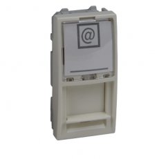 Schneider Residential MGU946125  CENTRAALPLAAT RJ45 AMP/KRONE 1M IVOOR  EAN: 8420375127508   Op bestelling, geen terugname