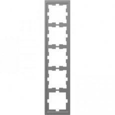 Schneider Residential MTN4050-6536  AFDEKRAAM 5V D-LIFE KUNSTSTOF RVS-LOOK  EAN: 3606480890611   Op bestelling, geen terugname