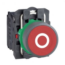 Schneider Automation XB5AA4322C0  DRUKKNOP, ROOD, SYMBOOL &apos;&apos;O&apos;&apos;, 1NC grijs  EAN: 3606489757953   Op bestelling, geen terugname