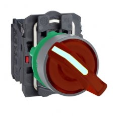 Schneider Automation XB5AK124B5C0  VERL. KEUZESCHAKELAAR P-LED RD grijs  EAN: 3606489758530   Op bestelling, geen terugname