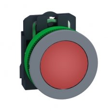 Schneider Automation XB5FVG4C0  FM Pilot light, complete, 110 120V, Red  EAN: 3606489761240   Op bestelling, geen terugname