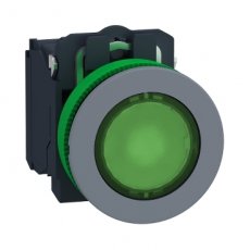 Schneider Automation XB5FW33G5C0  FM GR FLUSH CAPS ILL. PB W/ LED 120vAC 1  EAN: 3606489761486   Op bestelling, geen terugname