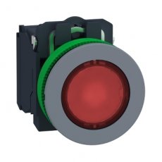 Schneider Automation XB5FW34B5C0  FM RED FLUSH CAPS ILL. PB W/ LED 24vAC 1  EAN: 3606489761523   Op bestelling, geen terugname