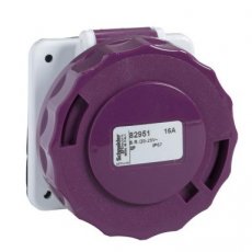 Schneider Distribution 82951  CEE PANELSOCKET STRT 16A2P25VIP67  EAN: 3303430829515   Op bestelling, geen terugname