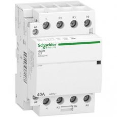 Schneider Distribution A9C22740  A9 iCT 40A 3PN 4NC 230/240VAC 50HZ  EAN: 3606489737153   Op bestelling, geen terugname