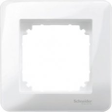 Schneider Residential MTN4010-3519  1-gang frame pw, SysM, M-Creativ  EAN: 3606480660382   Op bestelling, geen terugname