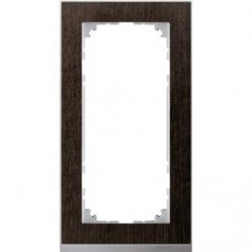 Schneider Residential MTN4025-3671  M-Pure Decor 2-gang frame w/o b Wenge  EAN: 3606480593277   Op bestelling, geen terugname