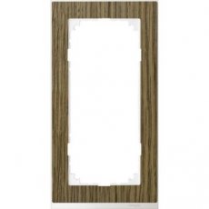 Schneider Residential MTN4025-3674  M-Pure Decor 2-gang frame w/o b Oak  EAN: 3606480593215   Op bestelling, geen terugname