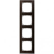 Schneider Residential MTN4040-3671  M-Pure Decor 4-gang frame Wenge  EAN: 3606480593253   Op bestelling, geen terugname