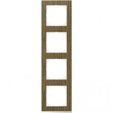 Schneider Residential MTN4040-3674  M-Pure Decor 4-gang frame Oak  EAN: 3606480593192   Op bestelling, geen terugname