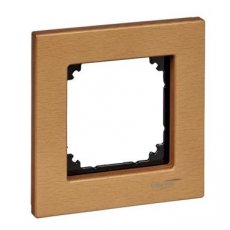 Schneider Residential MTN4051-3470  Wood frame 1g bch M-Ele  EAN: 3606480457982   Op bestelling, geen terugname