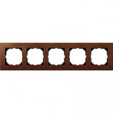 Schneider Residential MTN4055-3472  Wood frame 5g cw M-Ele  EAN: 3606480458163   Op bestelling, geen terugname