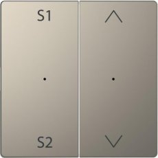 Schneider Residential MTN5227-6050  Rocker PBmod.2g(S1/S2+blank)nim SDsg  EAN: 3606480918575   Op bestelling, geen terugname