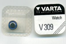 VARTA 309.101.111  Knoopcel SILVER WATCH SR48 V309 1,55V  EAN: 4008496245451   Op bestelling, geen terugname