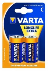 VARTA 4114.101.412  Batterij LONGLIFE C 1,5V LR14 (2)  EAN: 4008496525263