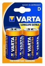 VARTA 4120.101.412  Batterij LONGLIFE D 1,5V LR20 (2)  EAN: 4008496525348   Op bestelling, geen terugname
