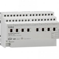 GIRA 100600  Schakelact. 8-v 16A hand KNX DIN-rail  EAN: 4010337042181   Op bestelling, geen terugname