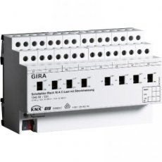 GIRA 104600  Schakelact. 8-v 16A hand+stroom KNX DIN  EAN: 4010337042273   Op bestelling, geen terugname