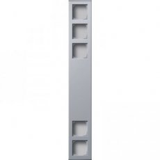 GIRA 136526  5-voudig 600mm Profiel 55 aluminium  EAN: 4010337365266   Op bestelling, geen terugname