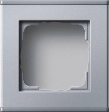 GIRA 136126  1-voudig Profiel 55 aluminium  EAN: 4010337361268   Op bestelling, geen terugname