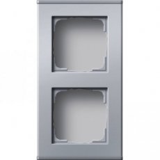 GIRA 136226  2-voudig Profiel 55 aluminium  EAN: 4010337362265   Op bestelling, geen terugname